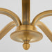 Quorum - 6240-5-47 - Five Light Chandelier - Chantelle - Brushed Brass