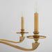 Quorum - 6240-5-47 - Five Light Chandelier - Chantelle - Brushed Brass