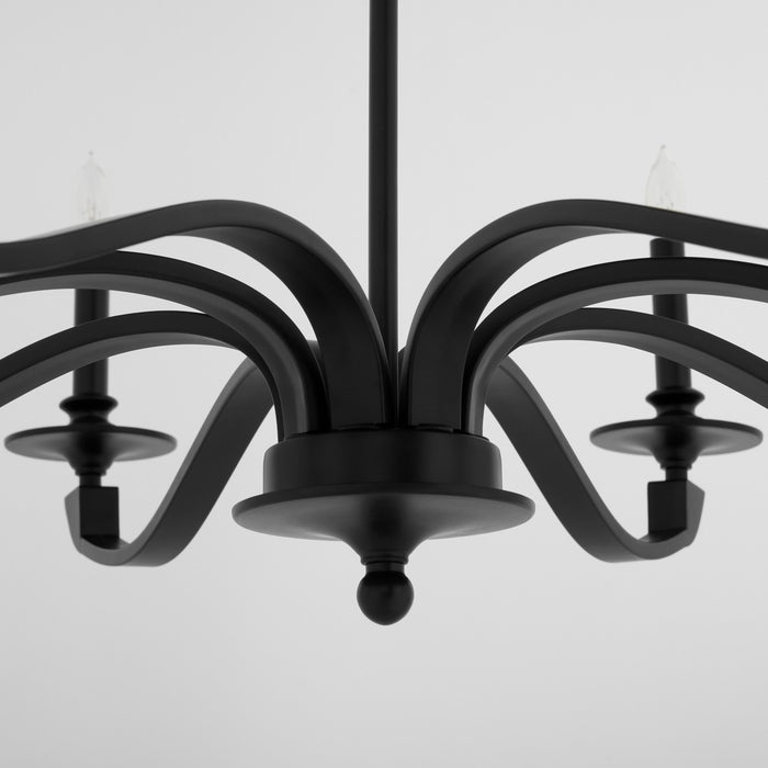 Quorum - 6240-8-59 - Eight Light Chandelier - Chantelle - Matte Black