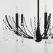 Quorum - 673-5-59 - Five Light Chandelier - Eloise - Matte Black