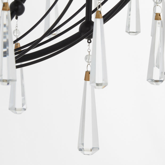 Quorum - 673-5-59 - Five Light Chandelier - Eloise - Matte Black