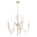 Quorum - 685-5-52 - Five Light Chandelier - Clasica - Washed Oak