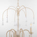 Quorum - 685-6-52 - Six Light Chandelier - Clasica - Washed Oak
