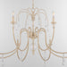 Quorum - 686-8-52 - Eight Light Chandelier - Clasica - Washed Oak