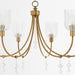Quorum - 693-6-47 - Six Light Chandelier - Meriam - Brushed Brass