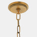 Quorum - 693-6-47 - Six Light Chandelier - Meriam - Brushed Brass
