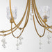Quorum - 693-8-47 - Eight Light Chandelier - Meriam - Brushed Brass