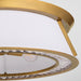 Quorum - 3382-4-47 - Four Light Flush Mount - Gorham - Brushed Brass