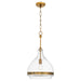 Quorum - 8002-1-47 - One Light Pendant - Tilbrook - Brushed Brass