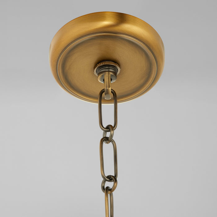 Quorum - 8002-3-47 - Three Light Pendant - Tilbrook - Brushed Brass