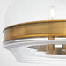 Quorum - 8002-3-47 - Three Light Pendant - Tilbrook - Brushed Brass