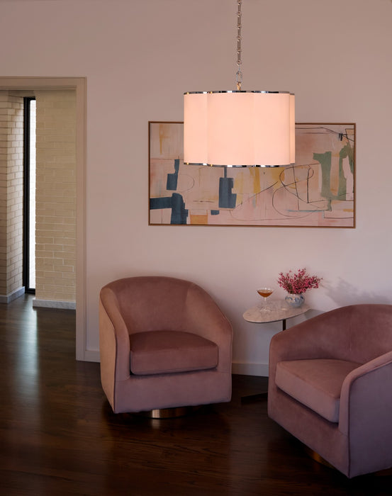 Quorum - 8228-4-14 - Four Light Pendant - Belinder - Chrome