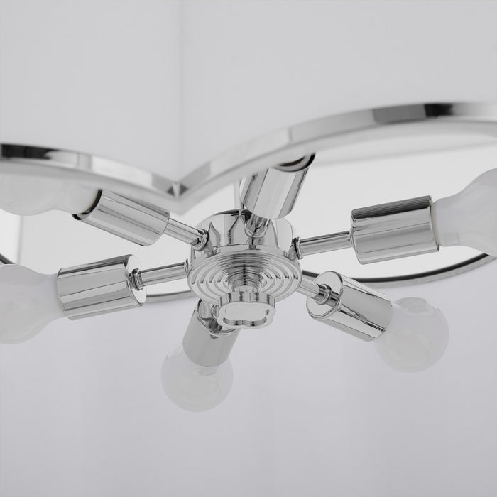 Quorum - 8228-6-14 - Six Light Pendant - Belinder - Chrome