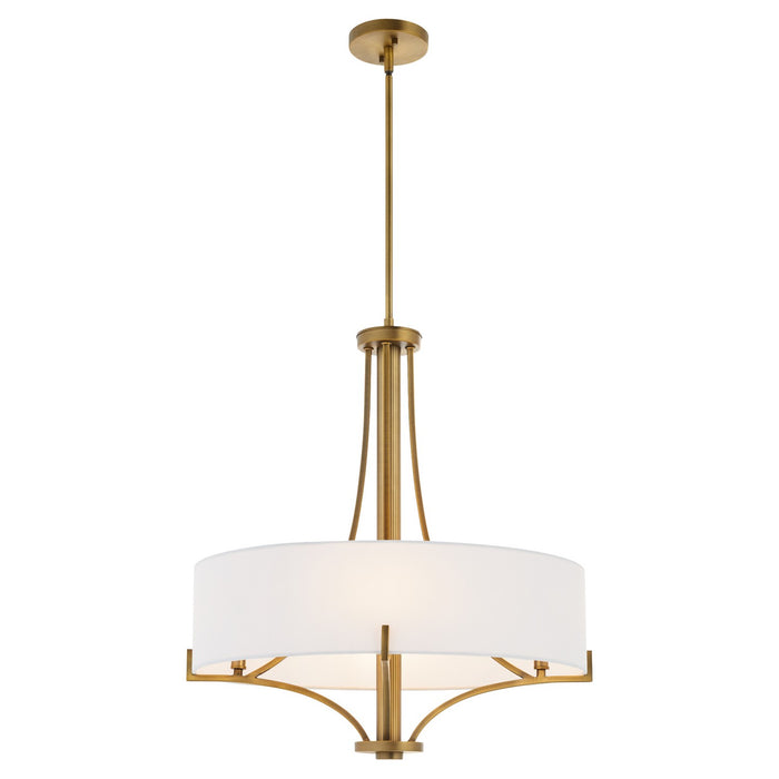 Quorum - 841-4-47 - Four Light Pendant - Imperial - Brushed Brass