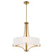 Quorum - 841-4-47 - Four Light Pendant - Imperial - Brushed Brass