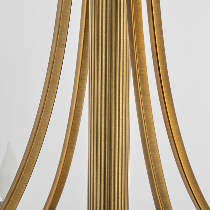 Quorum - 841-4-47 - Four Light Pendant - Imperial - Brushed Brass