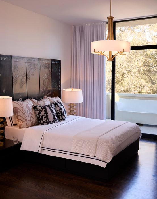 Quorum - 841-4-47 - Four Light Pendant - Imperial - Brushed Brass