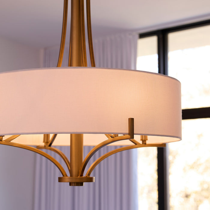 Quorum - 841-4-47 - Four Light Pendant - Imperial - Brushed Brass