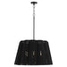 Quorum - 851-6-59 - Six Light Pendant - Anton - Matte Black