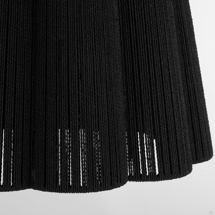 Quorum - 851-6-59 - Six Light Pendant - Anton - Matte Black