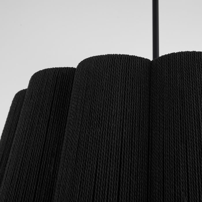 Quorum - 851-6-59 - Six Light Pendant - Anton - Matte Black