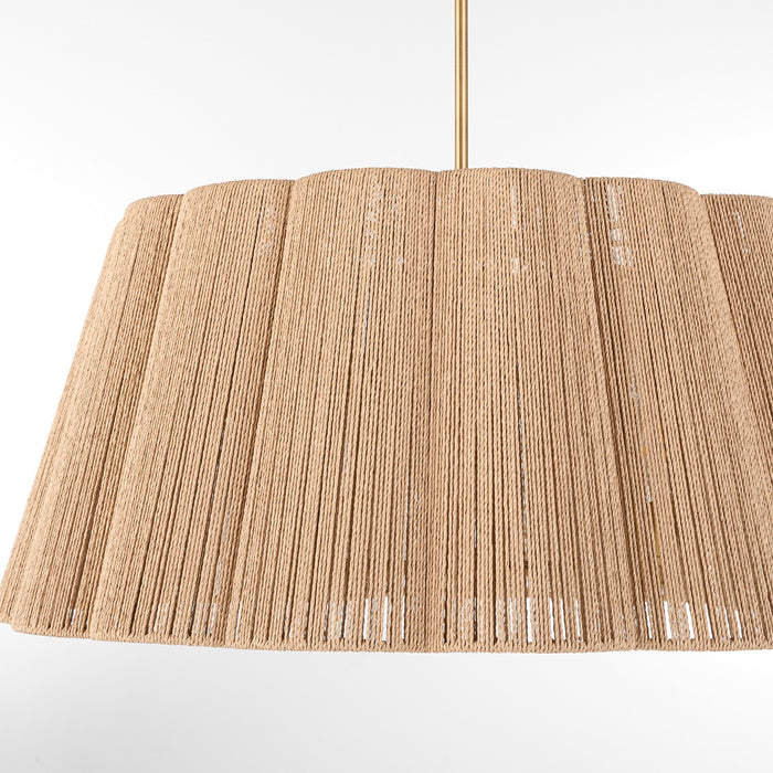 Quorum - 851-8-47 - Eight Light Pendant - Anton - Brushed Brass