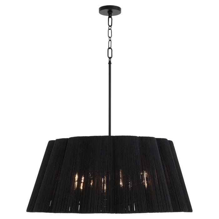 Quorum - 851-8-59 - Eight Light Pendant - Anton - Matte Black