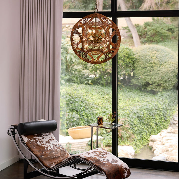 Quorum - 852-22-47 - 12 Light Pendant - Kalio - Brushed Brass