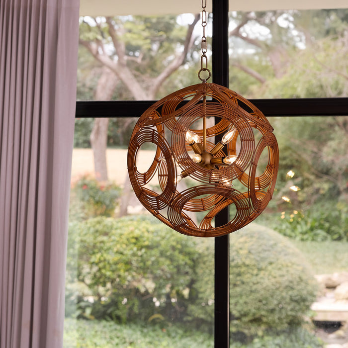 Quorum - 852-22-47 - 12 Light Pendant - Kalio - Brushed Brass