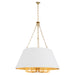 Quorum - 8562-12-80 - 12 Light Pendant - Karnes - Aged Brass