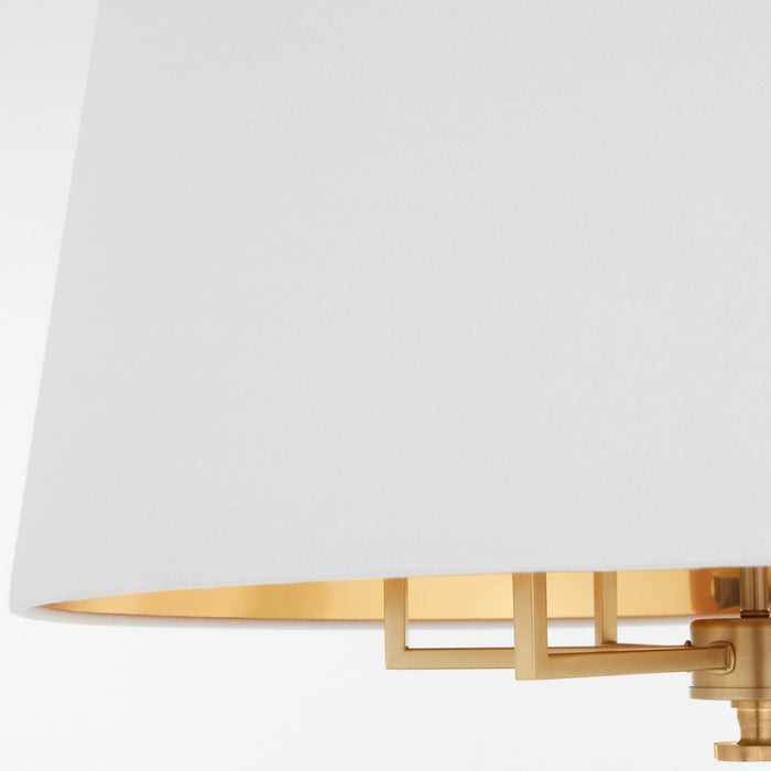 Quorum - 8562-6-80 - Six Light Pendant - Karnes - Aged Brass