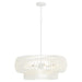 Quorum - 8905-6-8 - Six Light Pendant - Harrelson - Studio White