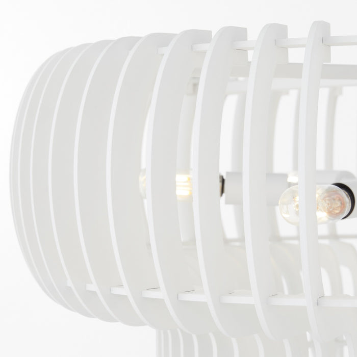 Quorum - 8905-6-8 - Six Light Pendant - Harrelson - Studio White