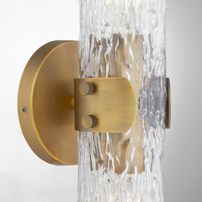 Quorum - 593-2-147 - Two Light Wall Sconce - Meriam - Brushed Brass