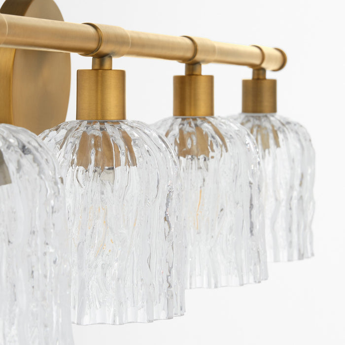 Quorum - 593-4-47 - Four Light Vanity - Meriam - Brushed Brass