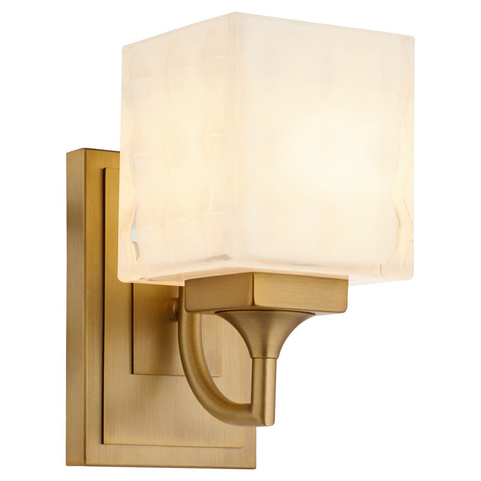 Quorum - 5502-1-47 - One Light Wall Mount - Diamonte - Brushed Brass