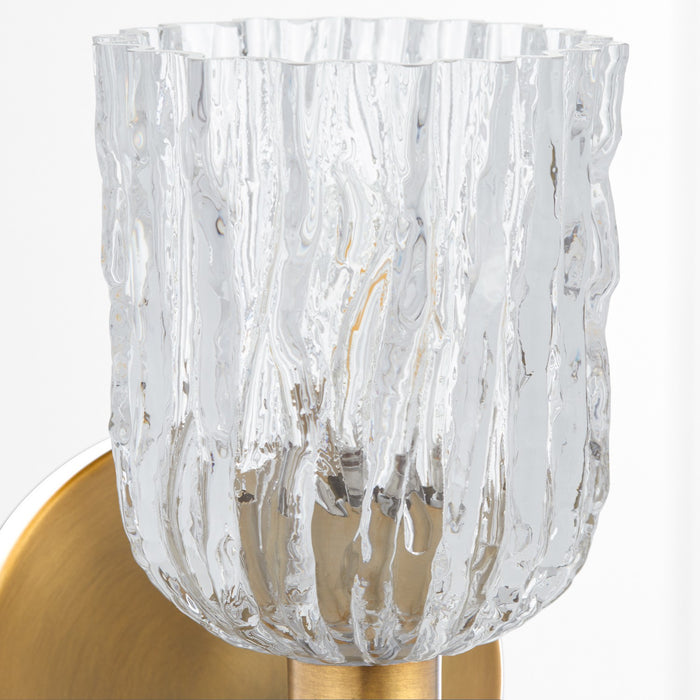 Quorum - 593-1-47 - One Light Wall Mount - Meriam - Brushed Brass