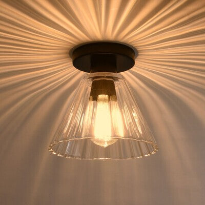 Vaxcel - C0322 - One Light Flush Mount - Dalton - Matte Black