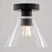 Vaxcel - C0322 - One Light Flush Mount - Dalton - Matte Black