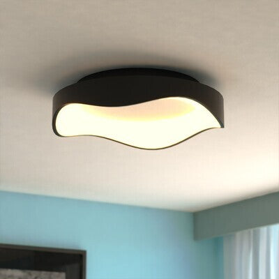 Vaxcel - C0323 - LED Flush Mount - Bowen - Textured Black