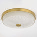 Vaxcel - C0325 - LED Flush Mount - Preston - Natural Brass