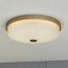 Vaxcel - C0325 - LED Flush Mount - Preston - Natural Brass
