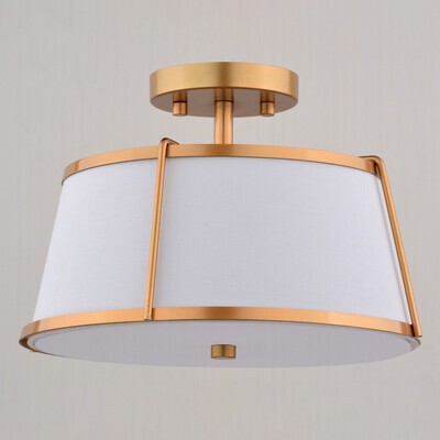 Vaxcel - C0328 - Two Light Semi-Flush Mount - Marion - Mystic Gold