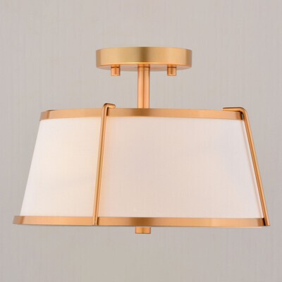 Vaxcel - C0328 - Two Light Semi-Flush Mount - Marion - Mystic Gold