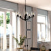 Vaxcel - H0311 - Five Light Chandelier - Bellwood - Matte Black