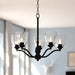 Vaxcel - H0311 - Five Light Chandelier - Bellwood - Matte Black