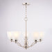 Vaxcel - H0312 - Five Light Chandelier - Bellwood - Satin Nickel