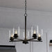 Vaxcel - H0313 - Five Light Chandelier - Park Ridge - Matte Black
