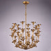 Vaxcel - P0433 - Five Light Pendant - Camellia - Gilded Gold