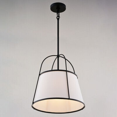 Vaxcel - P0436 - One Light Pendant - Marion - Matte Black